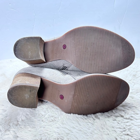 Blondo Waterproof‎ Suede Braided Zip Ankle Boots Women's Size 77 - Picture 5 of 12